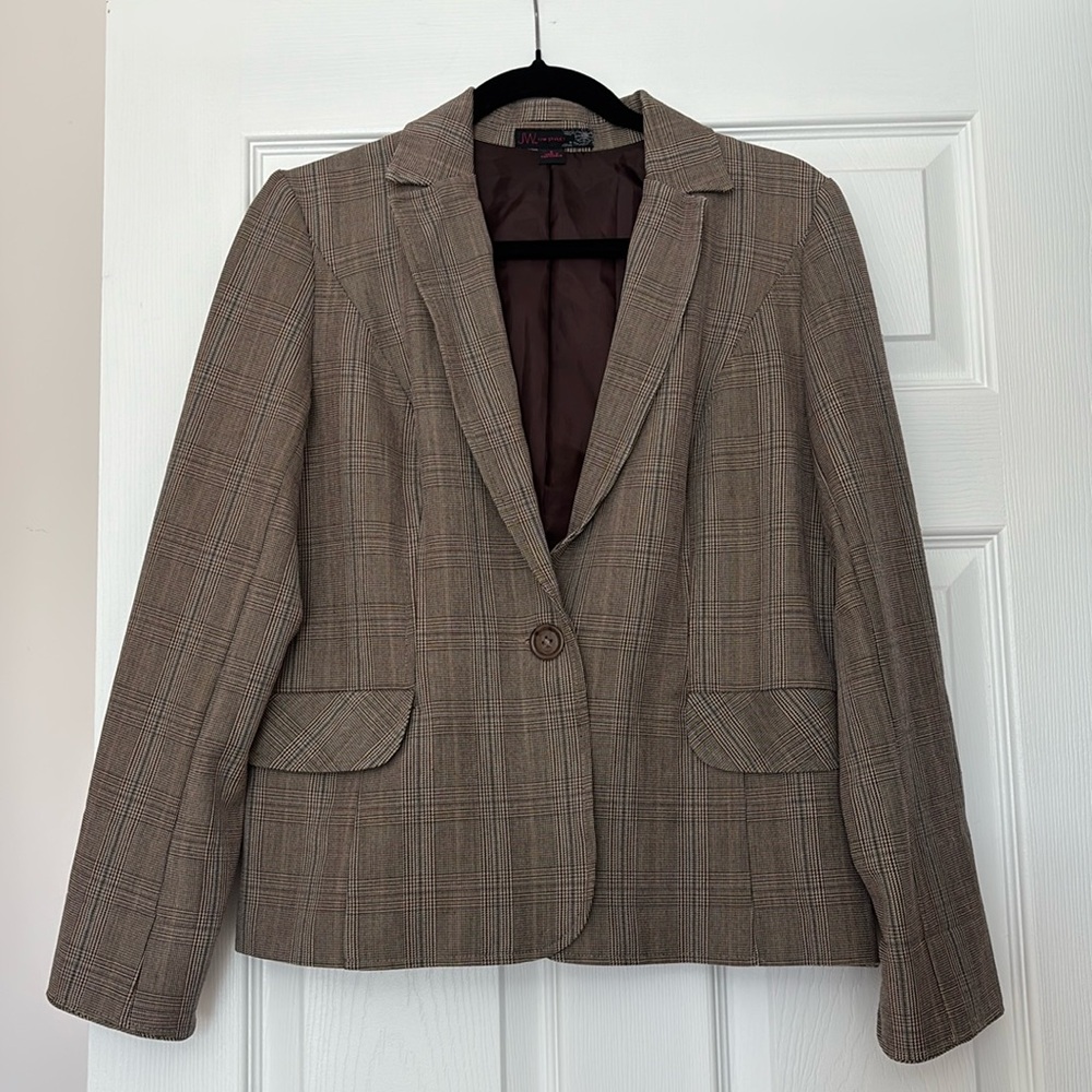 Plaid blazer